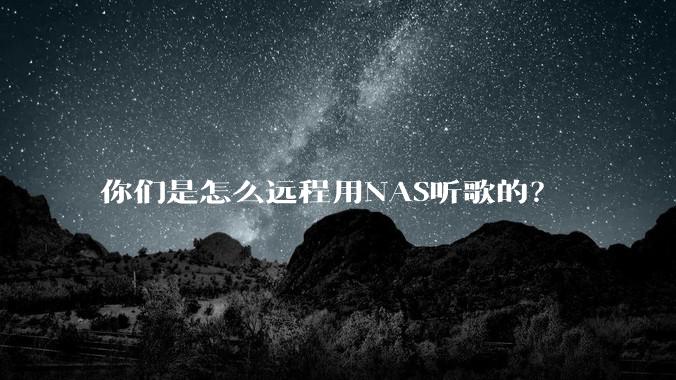 你们是怎么远程用NAS听歌的？